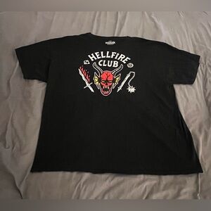 Stranger Things Hell Fire Club graphic t-shirt